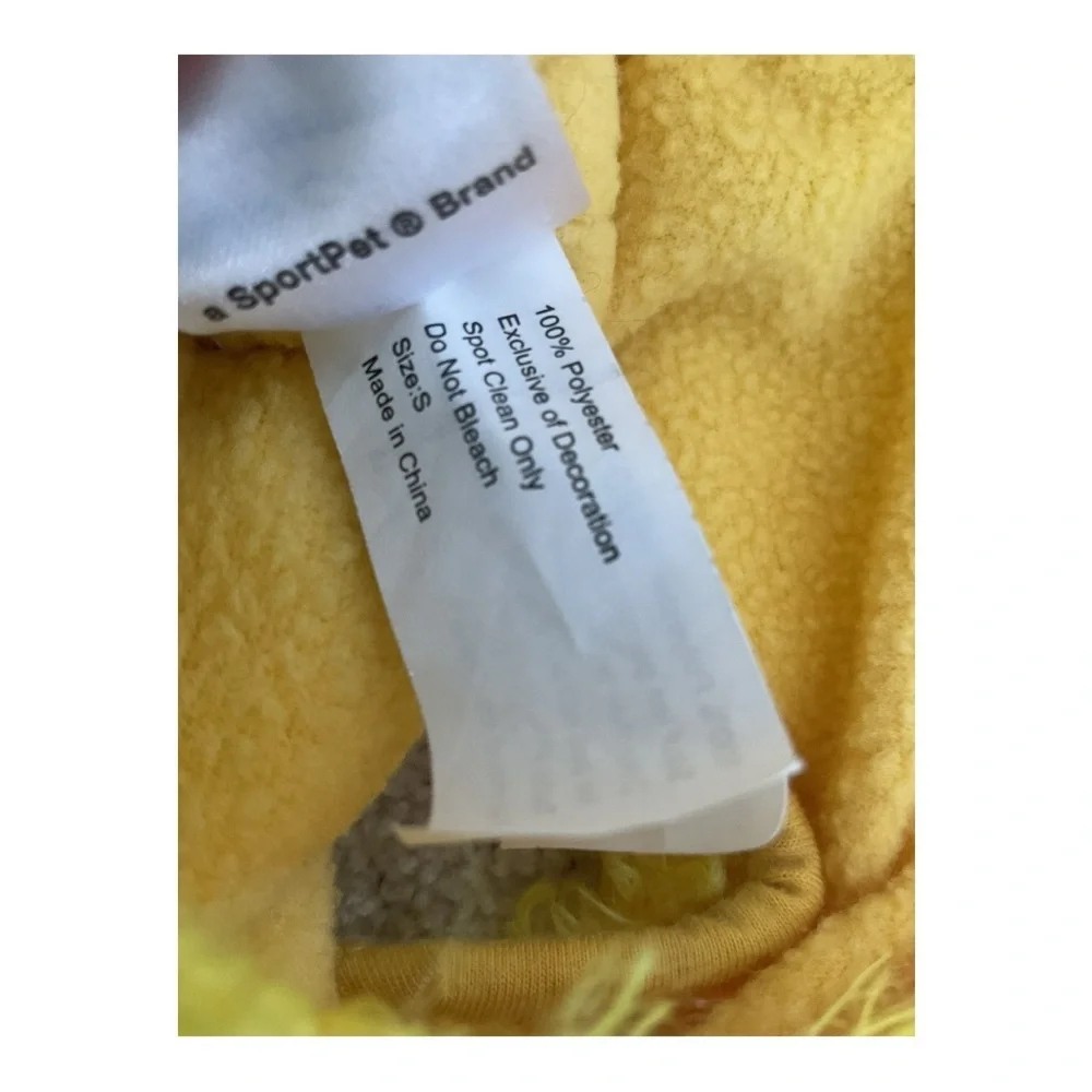 Pup Crew Banana Dog Costume – Yellow – Size Small